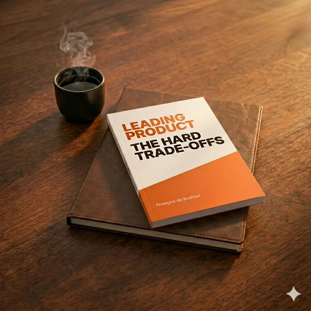 Leading Product book on a desk