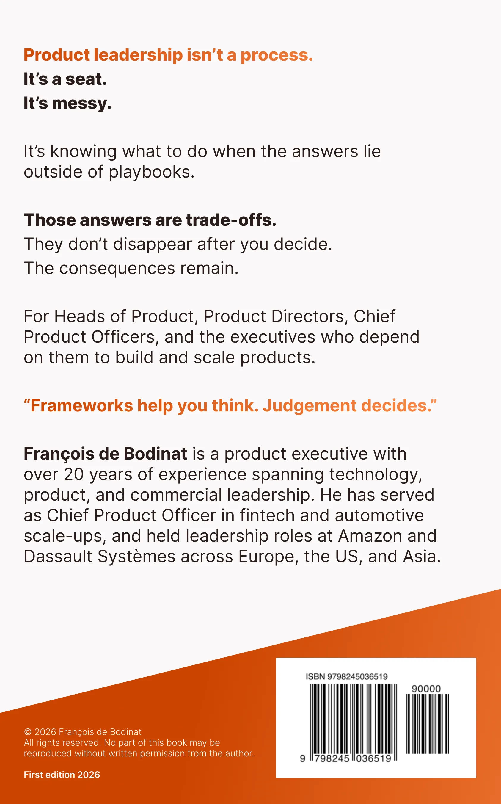 Leading Product — back cover